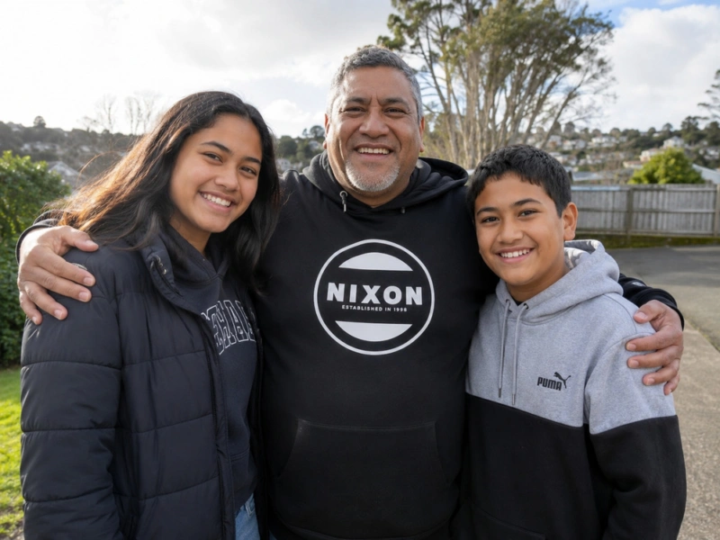Pacific island family