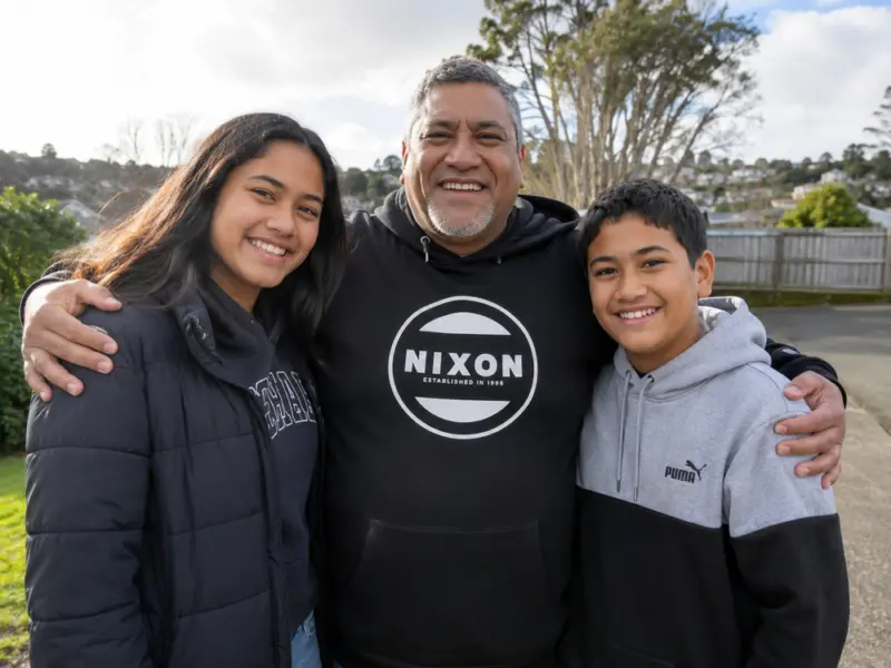 Pacific island family